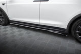 SIDE SKIRTS DIFFUSERS TESLA MODEL X MK1 FACELIFT by TESLA TE-MODELX-1F-SD1G