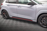 Side Skirts Diffusers V.1 + Flaps Hyundai Kona N Mk2 by HYUNDAI HY-KO-1-N-SD1G+SF1B