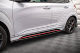 Side Skirts Diffusers V.1 + Flaps Hyundai Kona N Mk2 by HYUNDAI HY-KO-1-N-SD1G+SF1B