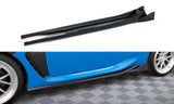 SIDE SKIRTS DIFFUSERS V.1 + FLAPS TOYOTA GR86 MK1 by TOYOTA TO-GR86-1-SD1G+SF1B