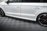 Maxton Design Side Skirts Diffusers V.2 Audi RS3 Sedan 8V Facelift by Maxton Design AU-RS3-8VF-S-SD2G