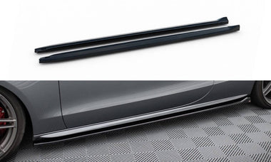 Maxton Design Side Skirts Diffusers V.2 Audi S5 / A5 S-Line Coupe 8T by Maxton Design AU-S5-1F-SD1G