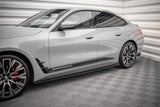 Maxton Design Side Skirts Diffusers V.2 BMW 4 Gran Coupe M-Pack G26 by Maxton Design BM-4-G26-MPACK-GC-SD2G