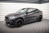 Maxton Design Side Skirts Diffusers V.2 BMW X6 M-Pack F16 by Maxton Design BM-X6-16-MPACK-SD2G