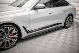 Maxton Design Side Skirts Diffusers V.2 BMW I4 M-Pack G26 by Maxton Design BM-I4-G26-MPACK-GC-SD2G