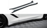 SIDE SKIRTS DIFFUSERS V.2 CHEVROLET CORVETTE C7 by CHEVROLET CH-CO-C7-SD2G
