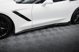 SIDE SKIRTS DIFFUSERS V.2 CHEVROLET CORVETTE C7 by CHEVROLET CH-CO-C7-SD2G