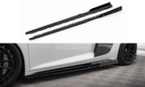 Maxton Design Side Skirts Diffusers V.2+ Flaps Audi R8 Mk2 Facelift by Maxton Design AU-R8-2F-SD3G+SF