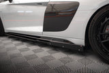 Maxton Design Side Skirts Diffusers V.2+ Flaps Audi R8 Mk2 Facelift by Maxton Design AU-R8-2F-SD3G+SF