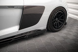 Maxton Design Side Skirts Diffusers V.2+ Flaps Audi R8 Mk2 Facelift by Maxton Design AU-R8-2F-SD3G+SF