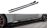 Maxton Design Side Skirts Diffusers V.2 + Flaps BMW 2 Coupe M-Pack / M240I G42 by Maxton Design BM-2-42-MPACK-SD2G+SF1B