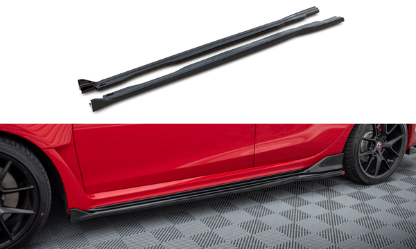 SIDE SKIRTS DIFFUSERS V.2 HONDA CIVIC TYPE-R MK 11 by HONDA HO-CI-11-TYPE-R-SD2G