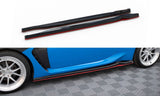 SIDE SKIRTS DIFFUSERS V.2 TOYOTA GR86 MK1 by TOYOTA TO-GR86-1-SD2G+SD2RRED