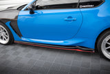 SIDE SKIRTS DIFFUSERS V.2 TOYOTA GR86 MK1 by TOYOTA TO-GR86-1-SD2G+SD2RRED