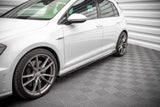 Maxton Design Side Skirts Diffusers V.2 VW Golf R Mk7 by Maxton Design VW-GO-7-R-SD2G