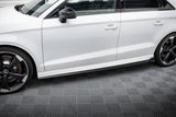 Maxton Design Side Skirts Diffusers V.3 Audi RS3 Sedan 8V Facelift by Maxton Design AU-RS3-8VF-S-SD3G