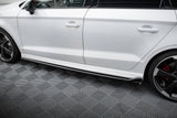 Maxton Design Side Skirts Diffusers V.3 Audi RS3 Sedan 8V Facelift by Maxton Design AU-RS3-8VF-S-SD3G