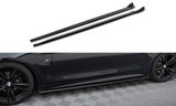 Maxton Design Side Skirts Diffusers V.3 BMW 4 Coupe / Gran Coupe / Cabrio M-Pack F32 / F36 / F33 by Maxton Design BM-4-F36-GC-MPACK-SD1G