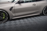 Maxton Design Side Skirts Diffusers V.3 CSL Look BMW M4 G82 by Maxton Design BM-4-G82-M-SD3G
