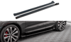 Maxton Design Side Skirts Diffusers Volvo XC60 R-Design Mk2 Facelift - Gloss Black