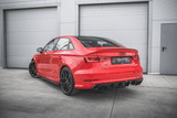 Maxton Design Side Skirts Splitters Audi 2017+ S-Line Only Face Lift S3 / A3 8V Sedan by Maxton Design AU-S3-3F-S-SD1G