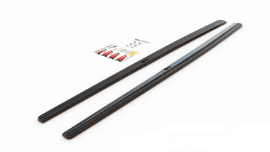 Maxton Design Side Skirts Splitters Audi 2017+ S-Line Only Face Lift S3 / A3 8V Sedan by Maxton Design AU-S3-3F-S-SD1G