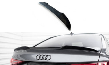 Maxton Design Spoiler Cap 3D Audi A3 / A3 S-Line / S3 / RS3 Sedan 8Y by Maxton Design AU-A3-8Y-SLINE-S-CAP3D1G