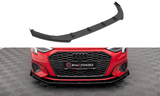 Maxton Design Street Pro Front Splitter + Flaps Audi A3 8Y by Maxton Design AUA38YCNC-FD1B+FSF1G