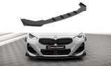 Maxton Design Street Pro Front Splitter + Flaps BMW 2 Coupe M-Pack / M240I G42 by Maxton Design BM242MPACKCNC-FD1B+FSF1G