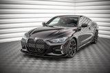 Maxton Design Street Pro Front Splitter + Flaps BMW 4 M-Pack G22 by Maxton Design