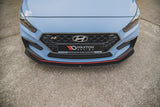 RACING DURABILITY FRONT SPLITTER + FLAPS HYUNDAI I30 N MK3 (ELANTRA GT) HATCHBACK / FASTBACK by HYUNDAI