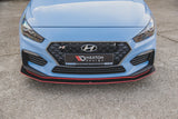 RACING DURABILITY FRONT SPLITTER + FLAPS HYUNDAI I30 N MK3 (ELANTRA GT) HATCHBACK / FASTBACK by HYUNDAI