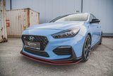 RACING DURABILITY FRONT SPLITTER + FLAPS HYUNDAI I30 N MK3 (ELANTRA GT) HATCHBACK / FASTBACK by HYUNDAI