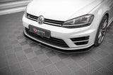 Maxton Design Street Pro Front Splitter V.2 VW Golf R Mk7 by Maxton Design