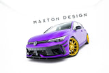 Maxton Design Street Pro Front Splitter Volkswagen Golf R Mk8 Facelift