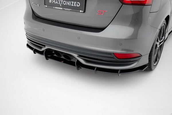 Maxton Design Street Pro Rear Diffuser - Ford Focus ST Mk3 Facelift ...