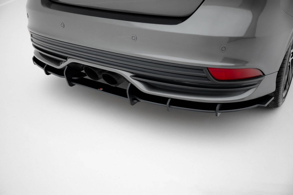 Maxton Design Street Pro Rear Diffuser - Ford Focus ST Mk3 Facelift ...