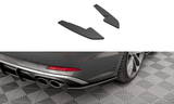STREET PRO REAR SIDE SPLITTERS AUDI S5 SPORTBACK F5 by Maxton Design AUS52CNC-RSD1B