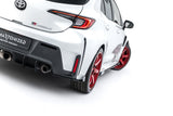 Street Pro Rear Side Splitters + Flaps Toyota GR Corolla Mk12 by TOYOTA TOCO12GR4CNC-RSD1B+RSF1G