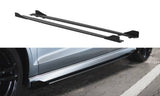 Maxton Design Street Pro Side Skirts Diffusers + Flaps Audi S3 / A3 S-Line Sedan 8V by Maxton Design AUS33SCNC-SD1B+SF1G