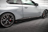 Maxton Design Street Pro Side Skirts Diffusers + Flaps BMW 2 Coupe M-Pack / M240I G42 by Maxton Design