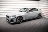 Maxton Design Street Pro Side Skirts Diffusers + Flaps BMW 2 Coupe M-Pack / M240I G42 by Maxton Design