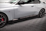 Maxton Design Street Pro Side Skirts Diffusers + Flaps BMW 2 Coupe M-Pack / M240I G42 by Maxton Design