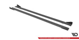 Maxton Design Street Pro Side Skirts Diffusers + Flaps VW Golf R Mk7 by Maxton Design