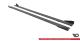 Maxton Design Street Pro Side Skirts Diffusers + Flaps VW Golf R Mk7 by Maxton Design