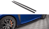 Street Pro Side Skirts Diffusers Lexus GS F Mk4 Facelift by LEXUS LEGSF4FCNC-SD1B