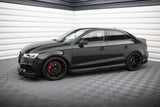 Maxton Design Street Pro Side Skirts Diffusers V.1 + Flaps Audi RS3 Sedan 8V Facelift by Maxton Design