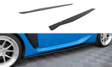 STREET PRO SIDE SKIRTS DIFFUSERS V.1 TOYOTA GR86 MK1 by TOYOTA TOGR861CNC-SD1B
