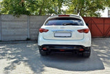 CENTRAL REAR SPLITTER INFINITI QX70 by INFINITI IN-QX-70-1F-RD1G