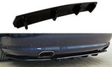 Maxton Design Central Rear Splitter Audi A8 W12 D3 (With Vertical Bars) by Maxton Design AU-S8-D3-RD1+RD2G